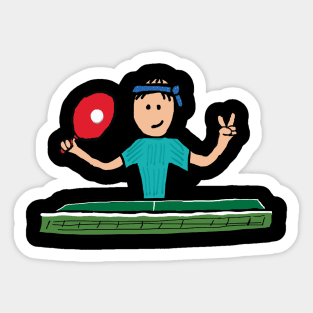 Table Tennis Sticker